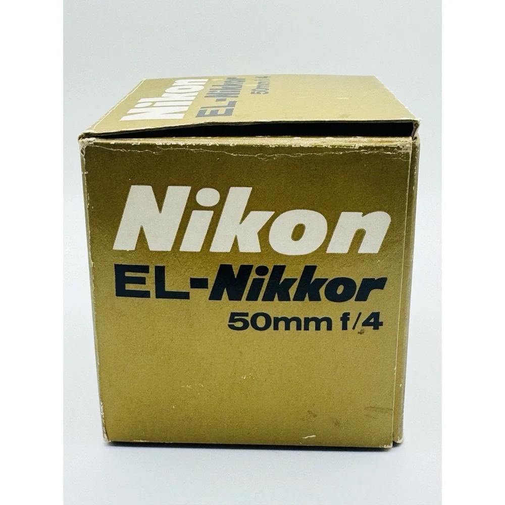 Nikon EL-Nikkor 50mm f/4 Enlarging Lens Made in Japan w/ Box Vintage